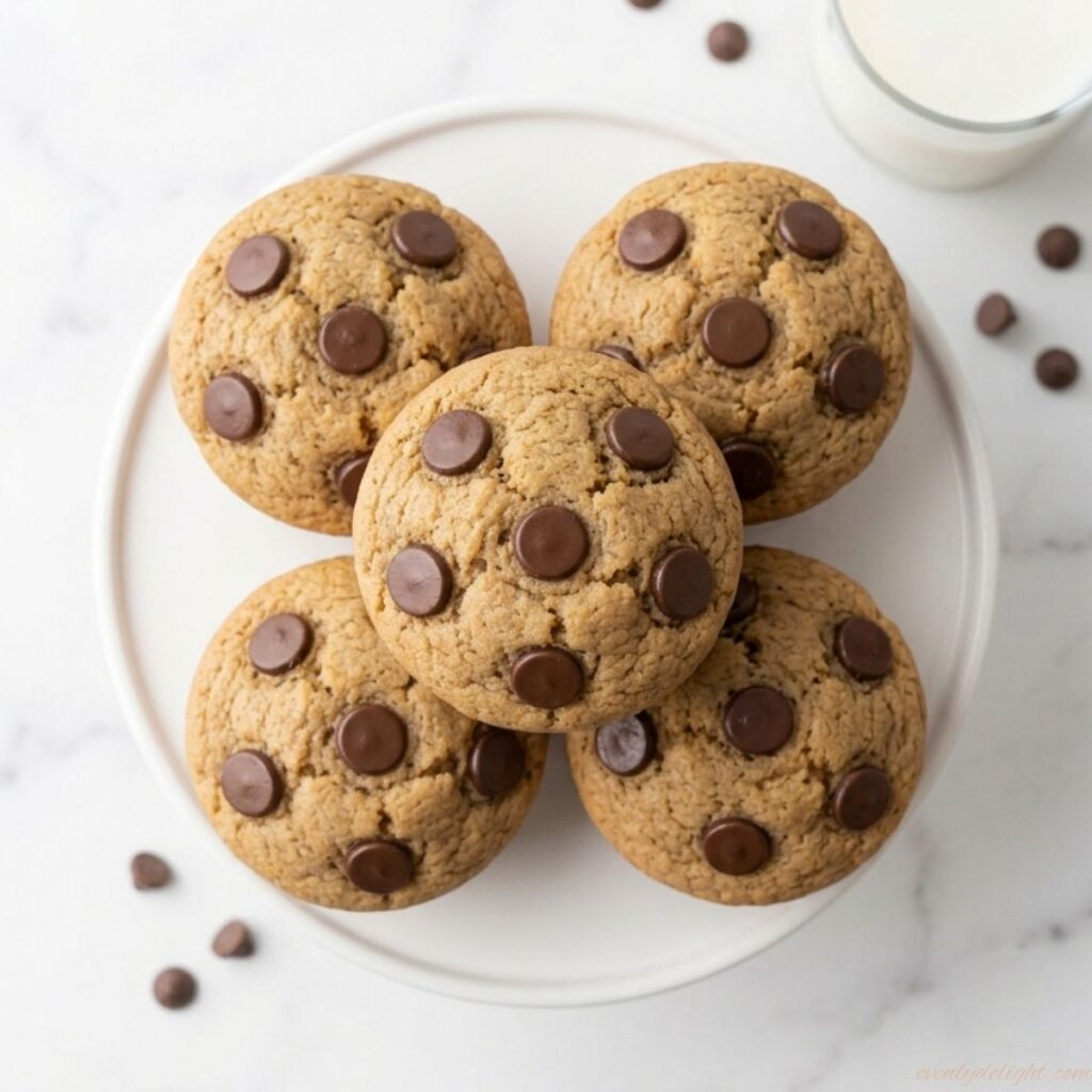 Homemade peanut butter muffins with golden tops and rich peanut butter flavor, ready to serve.