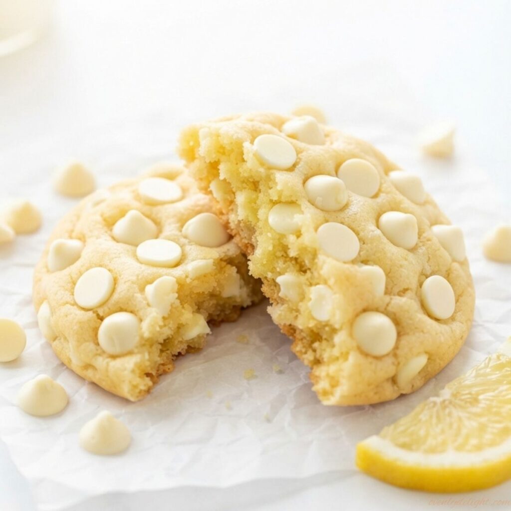 Best Lemon White Chocolate Chip Cookies