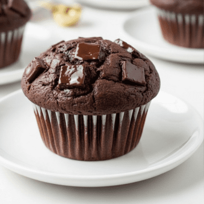 double chocolate muffins