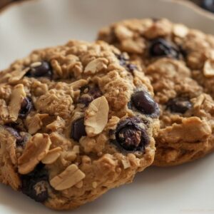 Homemade Blueberry Oatmeal Cookies with juicy fresh blueberries and a chewy texture.
