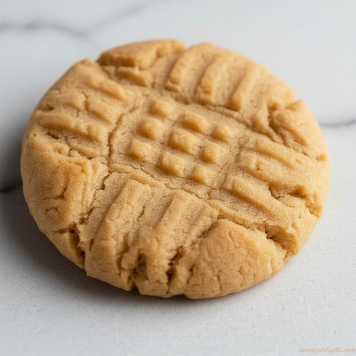 Soft and chewy peanut butter cookies fresh from the oven
